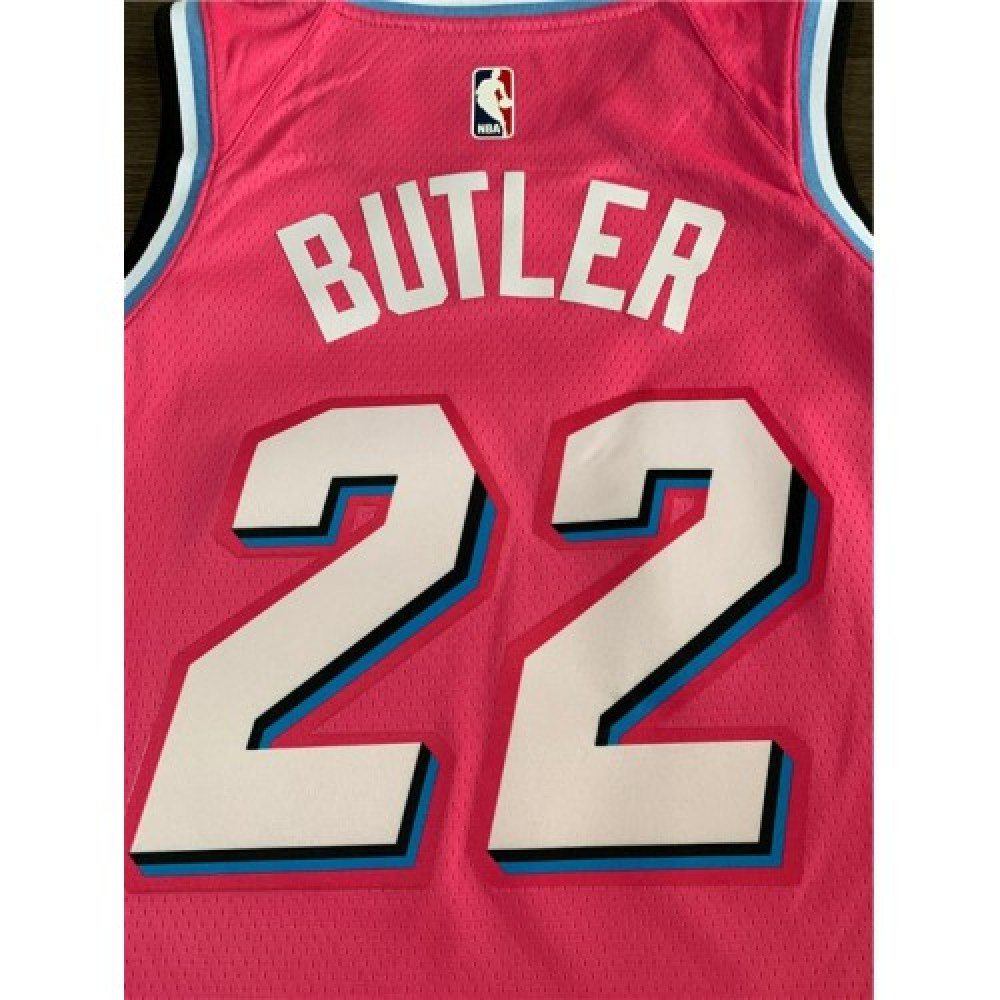 Men's Miami Heat Jimmy Butler #22 Pink 19-20 Swingman Jersey - City Edition-Pro Kit Vault | Brand New 26/27 Sports Jerseys